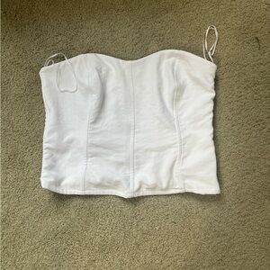 Abercrombie Strapless Premium Crepe Corset